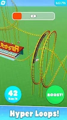 Baixe Hyper Roller Coaster (Todos os MODs desbloqueados) para Android - Captura de tela 1