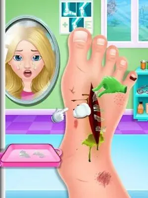 Baixe Nail & Foot Doctor (MOD Dinheiro Infinito) para Android - Captura de tela 1