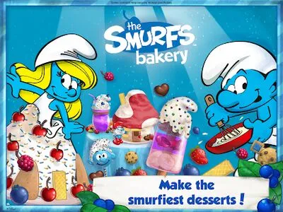 Baixe The Smurfs Bakery (Todos os MODs Desbloqueados) para Android - Captura de tela 4