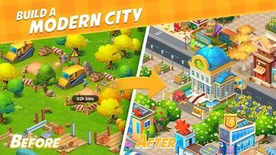 Baixe Farm City: Farming & City Building (MOD Premium Desbloqueado) para Android - Captura de tela 1
