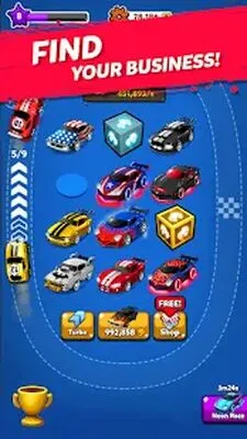 Baixe Merge Battle Car: Idle Clicker (MOD Premium Desbloqueado) para Android - Captura de tela 1