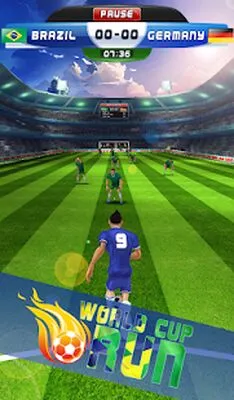 Baixe Soccer Run: Jogos de Futebol Offline (MOD Dinheiro Infinito) para Android - Captura de tela 1