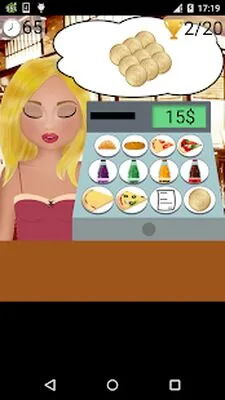 Baixe o jogo Pizza Cashier Game 2 (MOD de Compras Grátis) para Android - Captura de tela 1