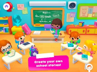 Baixe Sunny School Stories (MOD de Moedas Ilimitadas) para Android - Captura de tela 4