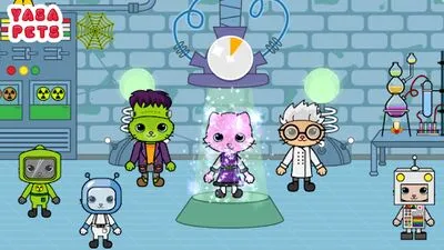 Baixe Yasa Pets Halloween (MOD de Moedas Ilimitadas) para Android - Captura de tela 1