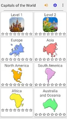 Baixe Capitals of All Countries in the World: City Quiz (MOD de Compras Grátis) para Android - Captura de tela 1