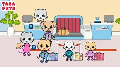 Baixe Yasa Pets Vacation (MOD de Compras Grátis) para Android - Captura de tela 3