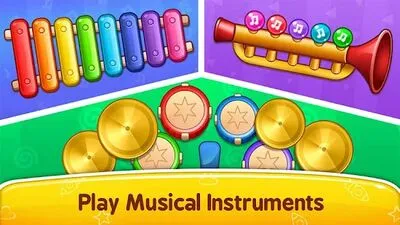 Baixe Baby Games: Piano & Telefone do Bebê (Todos os MODs Desbloqueados) para Android - Captura de tela 3