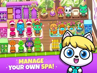 Baixe Forest Folks: Pet Shop Spa (MOD de Compras Grátis) para Android - Captura de tela 4