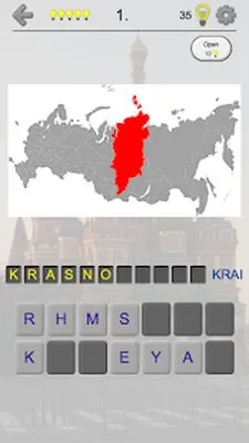 Baixe Regiões Russas: Mapas, Capitais & Bandeiras da Rússia (MOD de Compras Grátis) para Android - Captura de tela 2