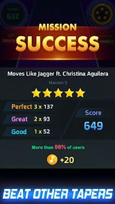 Baixe Tap Tap Music-Pop Songs (MOD de Compras Grátis) para Android - Captura de tela 4