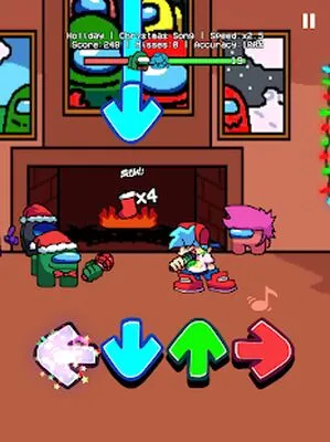 Baixe o Mod de Batalha Musical de Natal FNF (MOD de Moedas Ilimitadas) para Android - Captura de tela 4