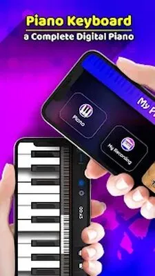 Baixe o Real Piano Keyboard (MOD de Dinheiro Ilimitado) para Android - Captura de tela 4