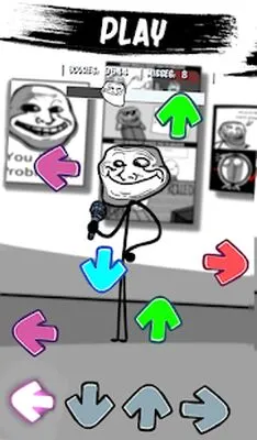 Baixe Trollge vs FNF: Mod Troll Face Friday Night Funkin (MOD Moedas Ilimitadas) para Android - Captura de tela 4