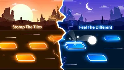 Baixe Magic Ball Tiles Hop Music Run (MOD Dinheiro Infinito) para Android - Captura de tela 4