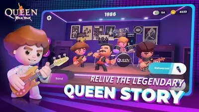 Baixe Queen: Rock Tour (MOD de Compras Grátis) para Android - Captura de tela 2