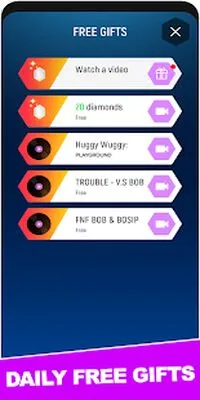 Baixe FNF Huggy Wuggy Mod Tiles Hop (MOD Premium Desbloqueado) para Android - Captura de tela 3