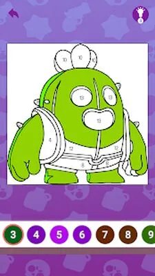 Baixe o Livro de Colorir para Brawl Stars (MOD Dinheiro Ilimitado) para Android - Captura de tela 2