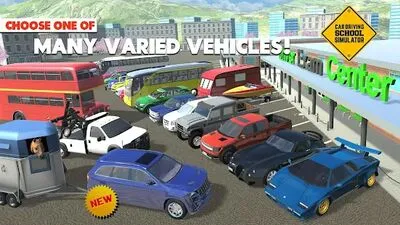 Baixe Car Driving School Simulator (MOD Premium Desbloqueado) para Android - Captura de tela 1