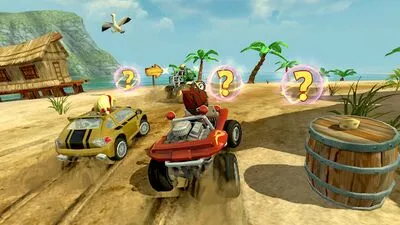 Baixe Beach Buggy Racing (MOD de Dinheiro Infinito) para Android - Captura de tela 1