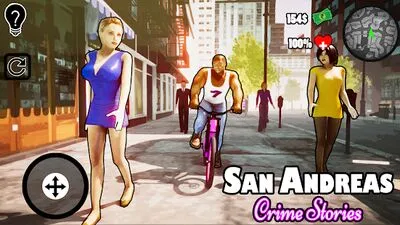 Baixe San Andreas Crime Stories (MOD Moedas Ilimitadas) para Android - Captura de tela 4