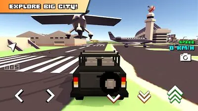 Baixe Blocky Car Racer (Todos os MODs Desbloqueados) para Android - Captura de tela 4
