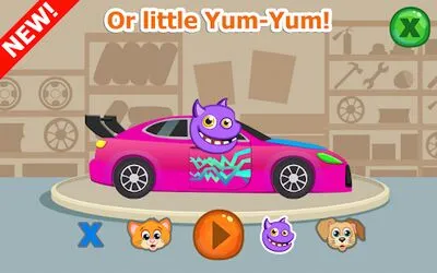 Baixe jogos de corrida para crianças (MOD de Moedas Ilimitadas) para Android - Captura de tela 2