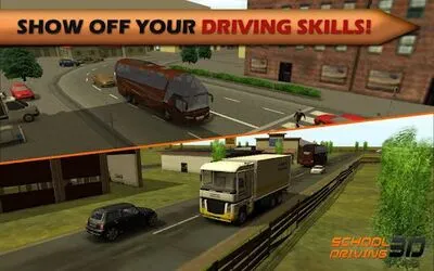 Baixe School Driving 3D (MOD de Moedas Ilimitadas) para Android - Captura de tela 3