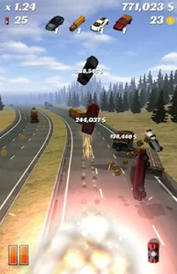 Baixe Highway Crash Derby (Todos os MODs Desbloqueados) para Android - Captura de tela 3