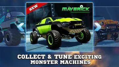 Baixe Monster Trucks Racing 2021 (Todos os MODs Desbloqueados) para Android - Captura de tela 2