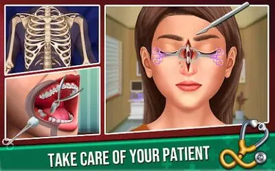 Baixe Surgeon Simulator Doctor Games (MOD de Compras Grátis) para Android - Captura de tela 1
