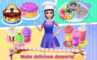 Baixe My Bakery Empire: Cake & Bake (MOD de Compras Grátis) para Android - Captura de tela 1