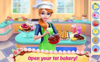 Baixe My Bakery Empire: Cake & Bake (MOD de Compras Grátis) para Android - Captura de tela 4