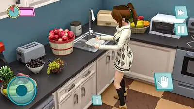 Baixe Jogos de Mãe Grávida Anime: Simulador de Mãe Grávida (MOD de Compras Grátis) para Android - Captura de tela 2