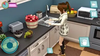 Baixe Jogos de Mãe Grávida Anime: Simulador de Mãe Grávida (MOD de Compras Grátis) para Android - Captura de tela 3