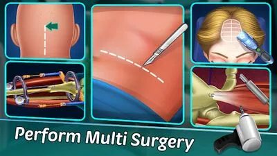 Baixe Multi Surgery Hospital Games (Todos os MODs Desbloqueados) para Android - Captura de tela 1