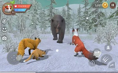 Baixe WildCraft: Animal Sim Online 3D (Todos os MODs Desbloqueados) para Android - Captura de tela 1