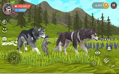 Baixe WildCraft: Animal Sim Online 3D (Todos os MODs Desbloqueados) para Android - Captura de tela 4