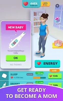 Baixe Baby & Mom 3D (MOD de Dinheiro Ilimitado) para Android - Captura de tela 4