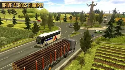 Baixe Truck Simulator 2018: Europe (Todos os MODs Desbloqueados) para Android - Captura de tela 1