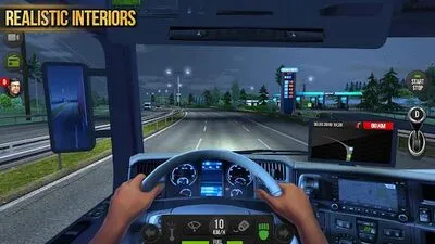 Baixe Truck Simulator 2018: Europe (Todos os MODs Desbloqueados) para Android - Captura de tela 2
