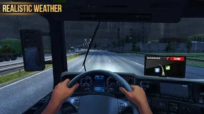 Baixe Truck Simulator 2018: Europe (Todos os MODs Desbloqueados) para Android - Captura de tela 4