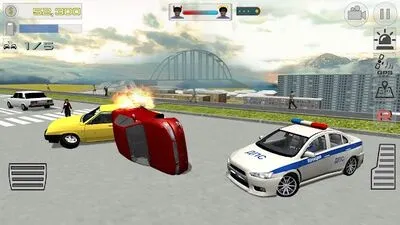 Baixe Traffic Cop Simulator 3D (MOD de Moedas Ilimitadas) para Android - Captura de tela 3