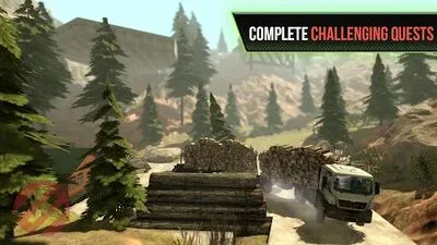 Baixe Truck Simulator OffRoad 4 (MOD Dinheiro Infinito) para Android - Captura de tela 2