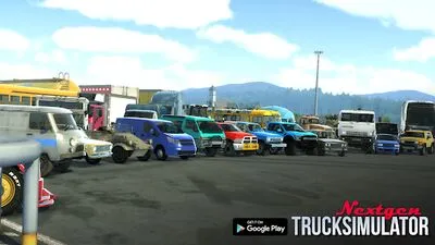 Baixe Nextgen: Truck Simulator (Todos os MOD desbloqueados) para Android - Captura de tela 1