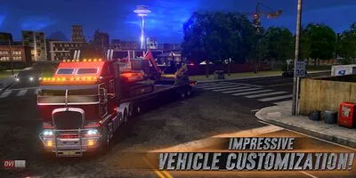 Baixe Truck Simulator USA (MOD Dinheiro Infinito) para Android - Captura de tela 2