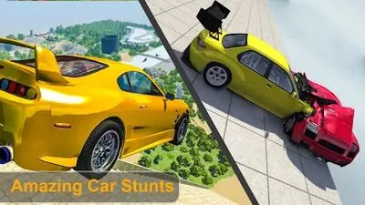 Baixe Beam Drive Crash Death Stair Car Crash Accidents (MOD Liberado) para Android - Captura de tela 2