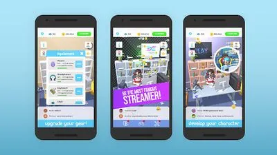 Baixe Idle Streamer! (Todos os MODs Desbloqueados) para Android - Captura de tela 4