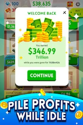 Baixe Cash, Inc. Jogo de Clique de Dinheiro & Aventura Empresarial (Todos os MODs Desbloqueados) para Android - Captura de tela 2