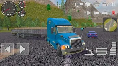 Baixe Hard Truck Driver Simulator 3D (MOD Dinheiro Infinito) para Android - Captura de tela 1